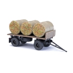 Busch 53018 - H0 - HW 60 Anhänger mit Strohballen